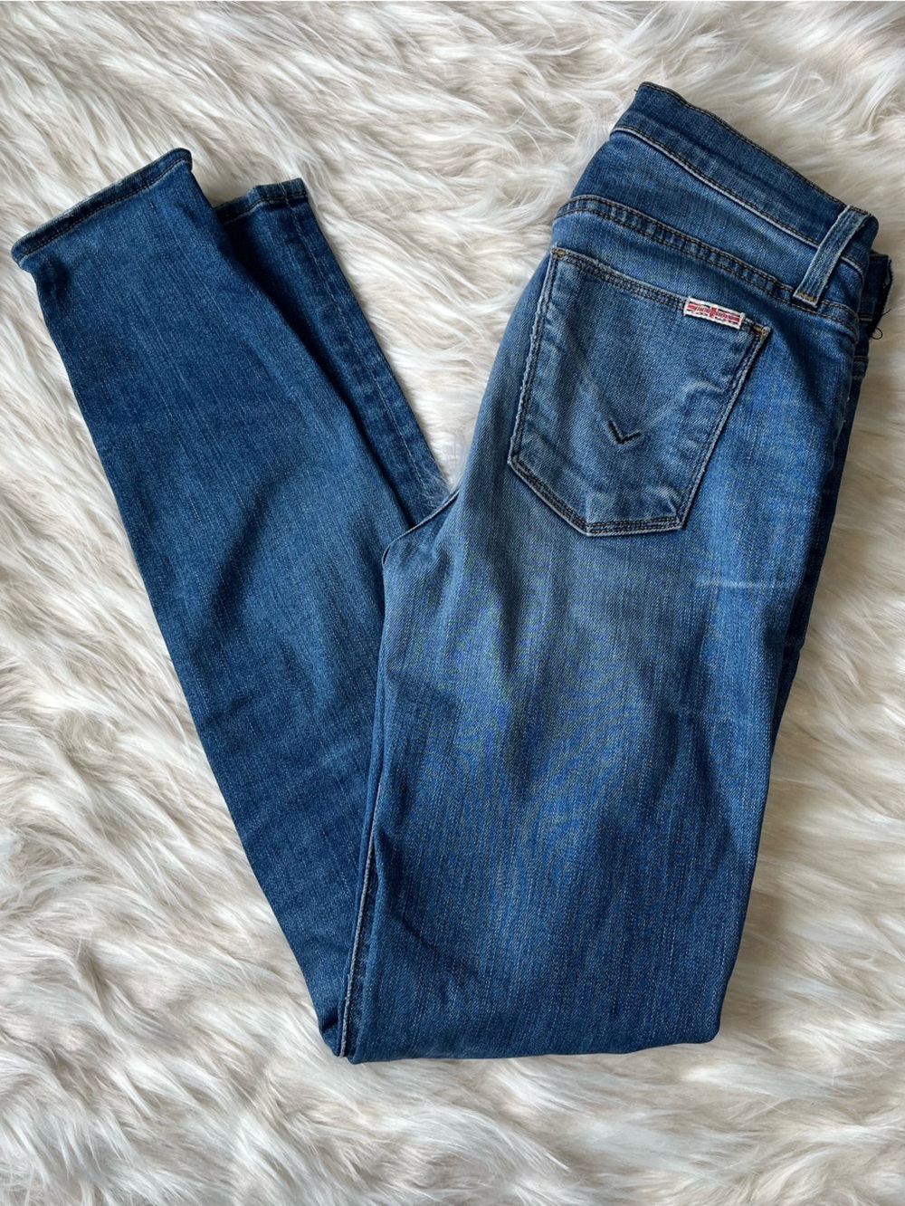 Hudson Nico Jeans Women's 26x30 Mid Rise Super Skinny Medium Wash